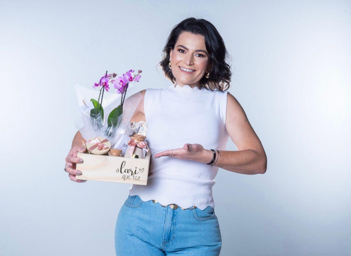 Lari, criadora do Cesta Lucrativa